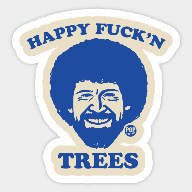 HAPPY Sticker by toddgoldmanart